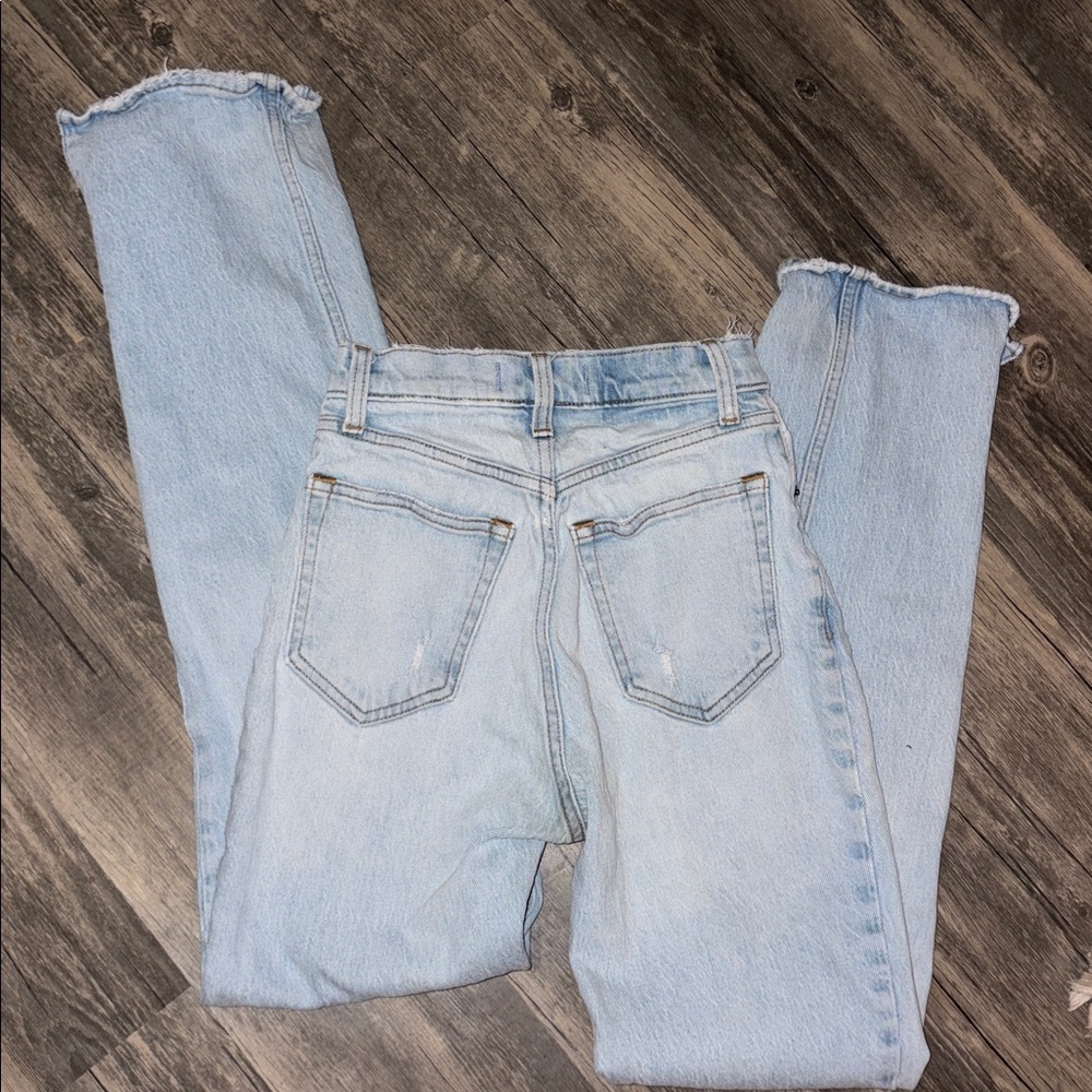Abercrombie & Fitch Curve Love Ultra High Rise 90s Straight Jean 24 / 00 - Picture 9 of 9